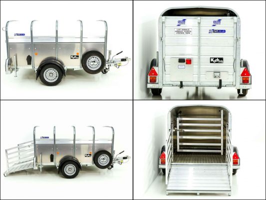 Ifor Williams Schaf-und Kälberanhänger P8G 124x250cm Höhe:115 1,4t – Bild 9
