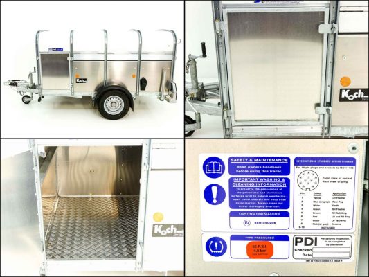 Ifor Williams Schaf-und Kälberanhänger P8G 124x250cm Höhe:115 1,4t – Bild 10