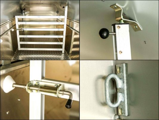 Ifor Williams Schaf-und Kälberanhänger P8G 124x250cm Höhe:115 1,4t – Bild 11