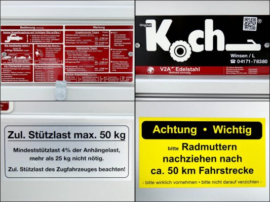 Koch Deckelanhänger 105x205cm Höhe:65cm 1000kg|Typ B1000|Angebot – Bild 12