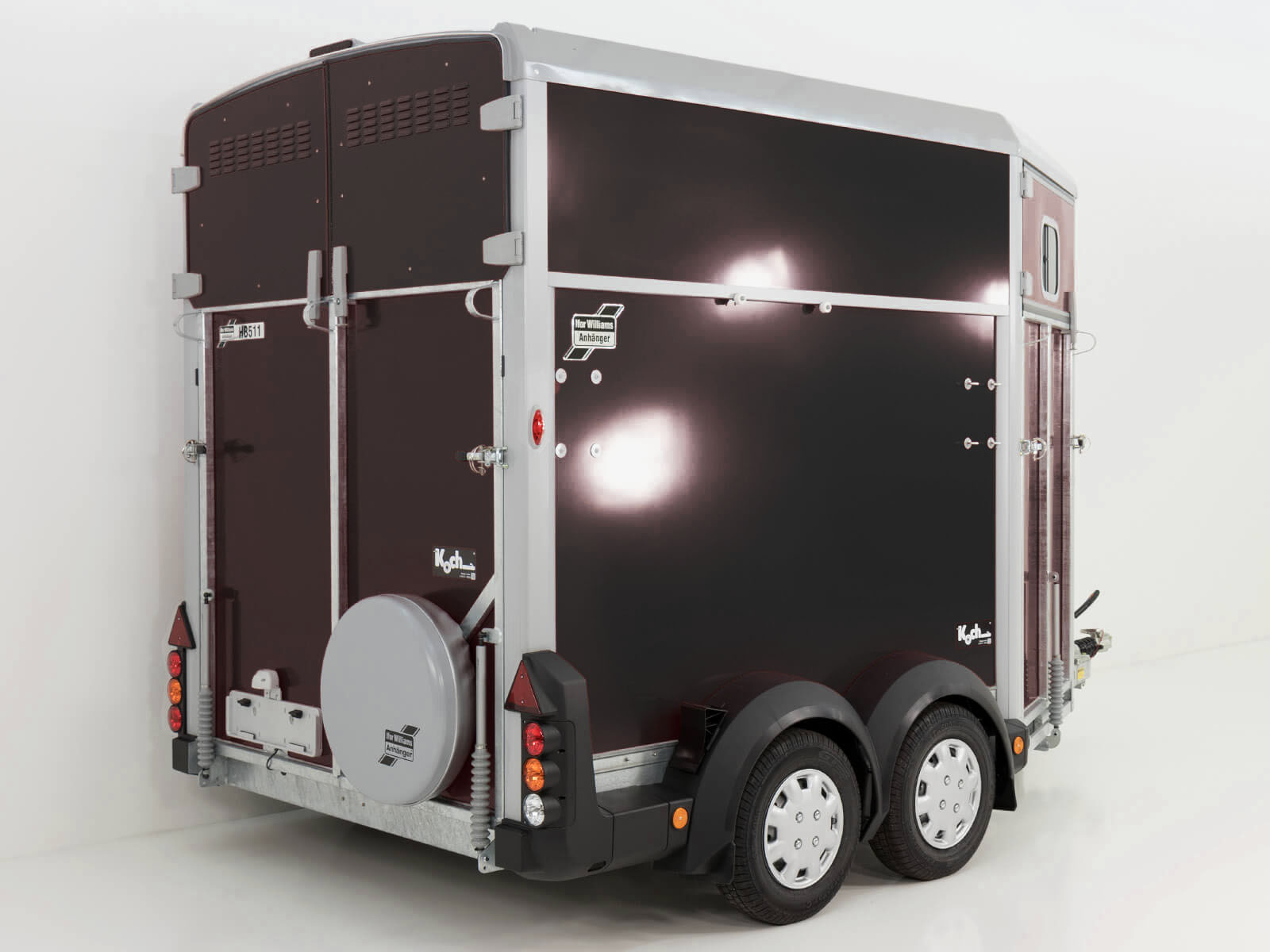 Ifor Williams Pferdeanhänger HB511|schwarz|Frontausstieg – Bild 4