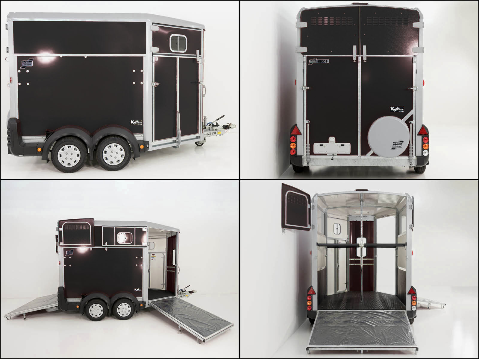 Ifor Williams Pferdeanhänger HB511|schwarz|Frontausstieg – Bild 13