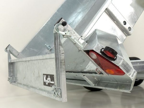Vezeko Baumaschinenanhänger BA 155x360cm 3,5t|SB|Schwenk-Rampen|grau – Bild 3