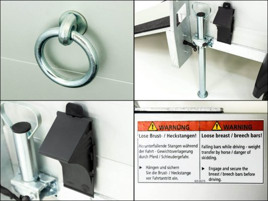 Ifor Williams Schaf-und Kälberanhänger P8G 124x250cm Höhe:115 1,4t – Bild 18