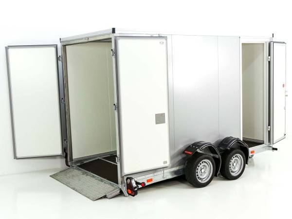 Vezeko Koffer-Absenkanhänger 157x344cm Höhe:210cm 2,7t|schwarz – Bild 3