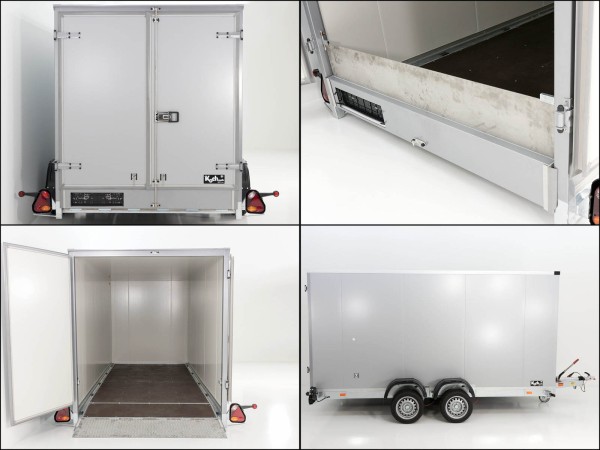 Vezeko Koffer-Absenkanhänger 167x400cm Höhe:210cm 3,5t|silber – Bild 10