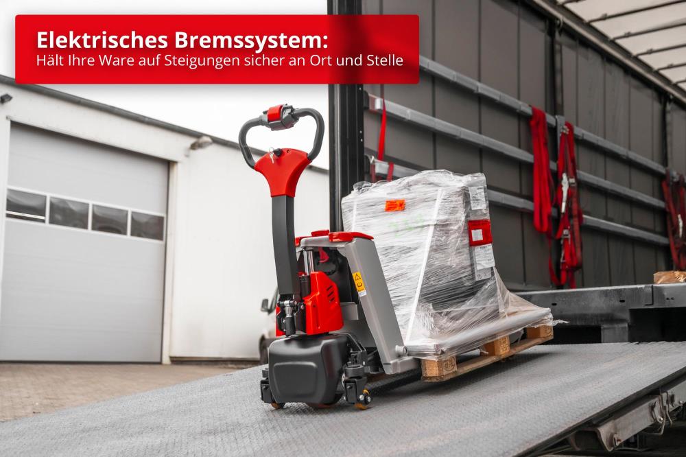 Elektrohubwagen – 2000 kg, Li-Ion, Stützräder, ext. Akku ForkLion Plus – Bild 5