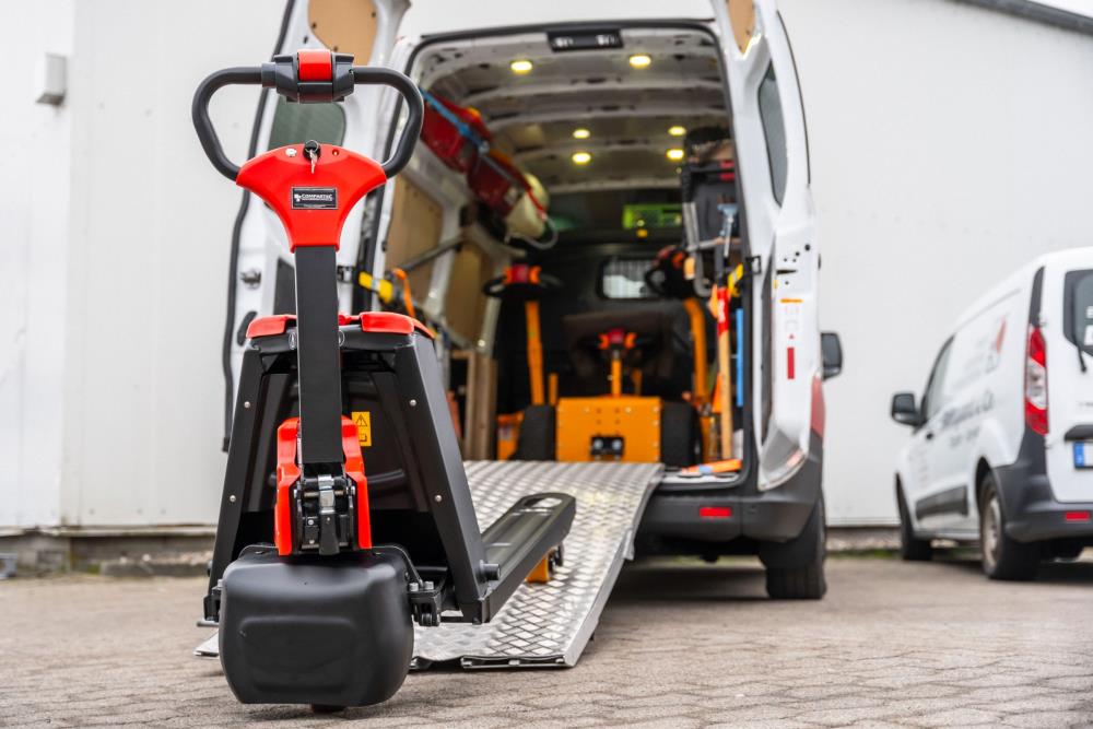 B-Ware Elektrohubwagen "ForkLion" Basic– 1500 kg, Li-Ion – Bild 11